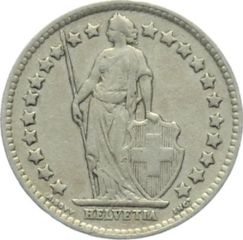 1/2 Franken 1940 B